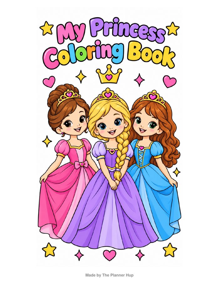 Princess Coloring Book preview