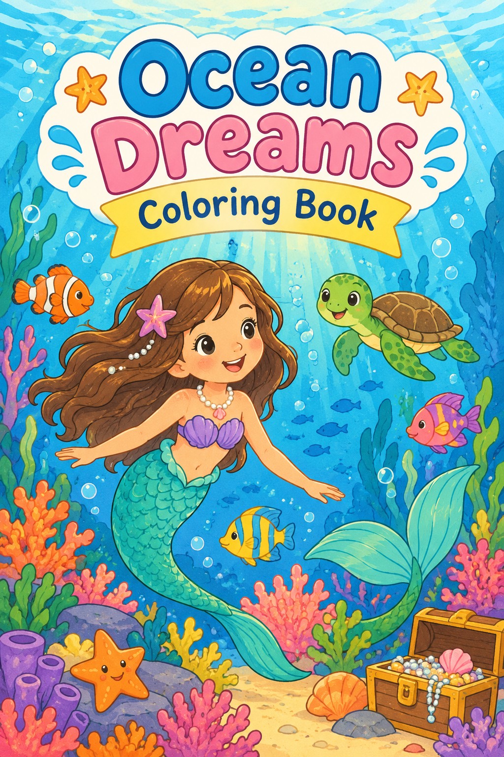 Ocean Dreams Coloring Book